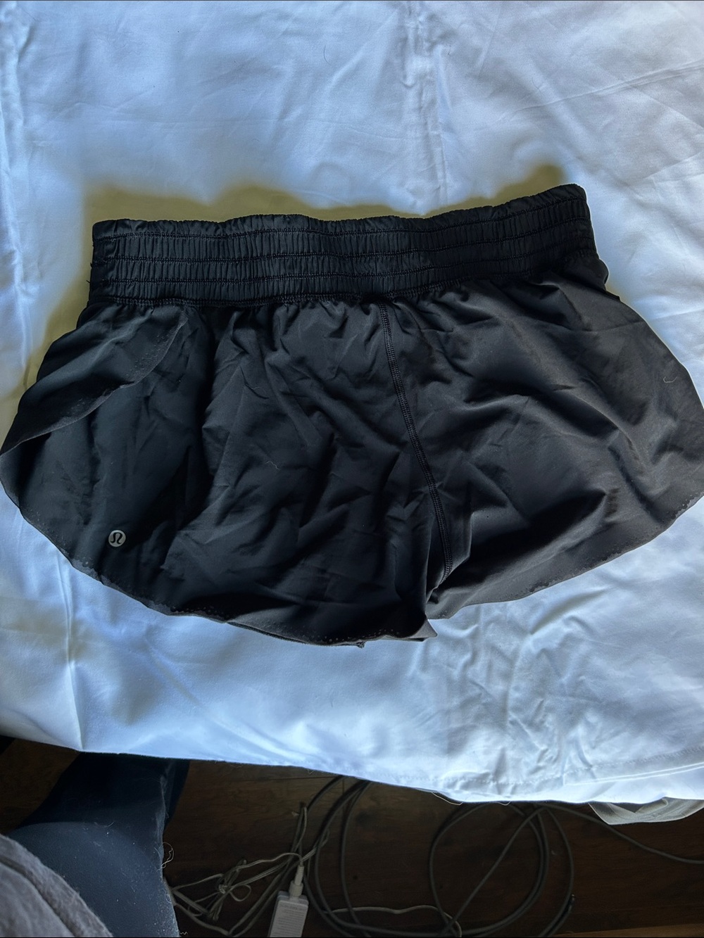 lululemon athletica Black Athletic Shorts with Interior Tag